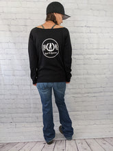 Load image into Gallery viewer, Half Hood Half Holy Wide Neck Sweatshirt
